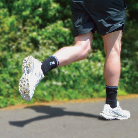 Mens Retro Stripe Cotton Sports Socks in White & Black (Multipack Options)