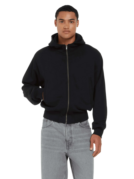 Organic Bomber Jacket Hoodie: Unisex