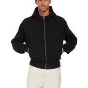 Organic Bomber Jacket Hoodie: Unisex