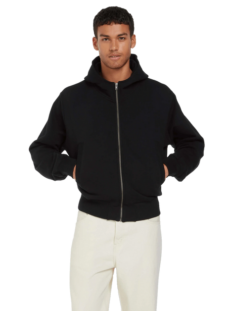 Organic Bomber Jacket Hoodie: Unisex