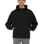 Organic Half Zip Hoodie: Unisex