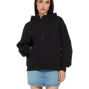 Organic Half Zip Hoodie: Unisex