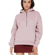 Organic Half Zip Hoodie: Women's
