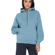 Organic Half Zip Hoodie: Women's
