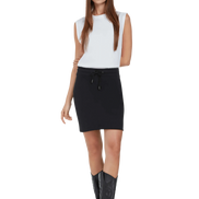 Organic Raw Hem Skirt: Women's