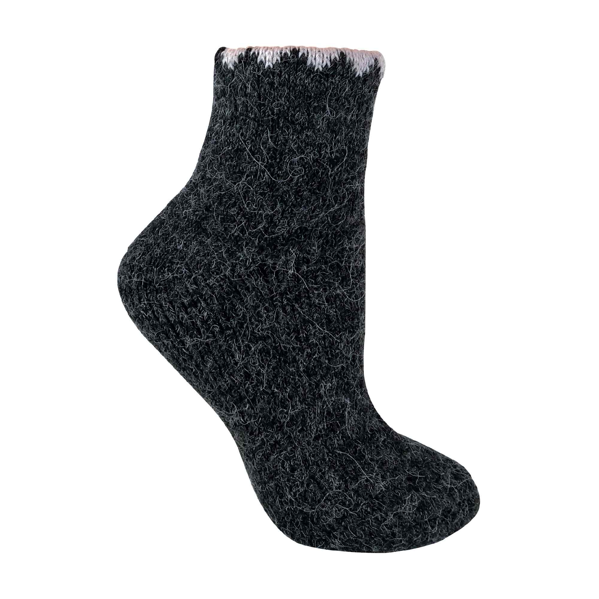 Ladies Warm Alpaca Wool Blend Boot Socks (Multipack Options)