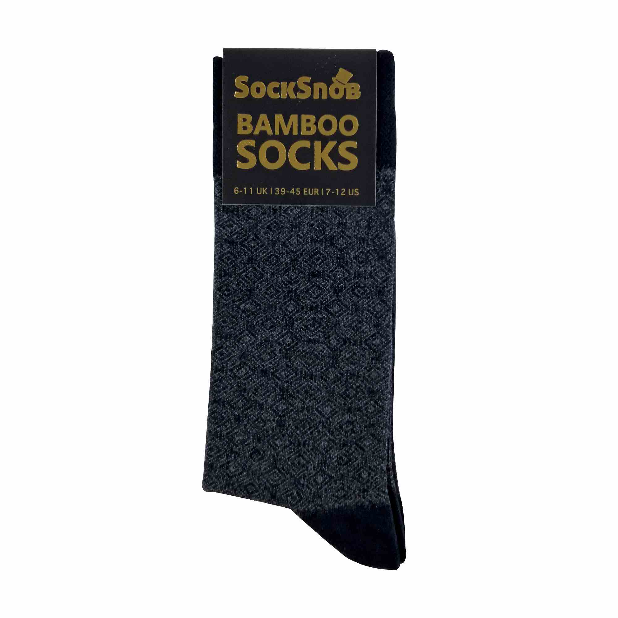 1 Pack Men's Luxury Breathable Bamboo Suit Dress Socks