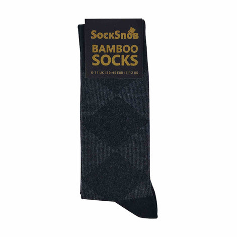 1 Pack Men's Luxury Breathable Bamboo Suit Dress Socks