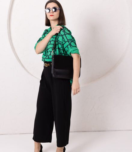 ASTORIA handbag - Black Suede