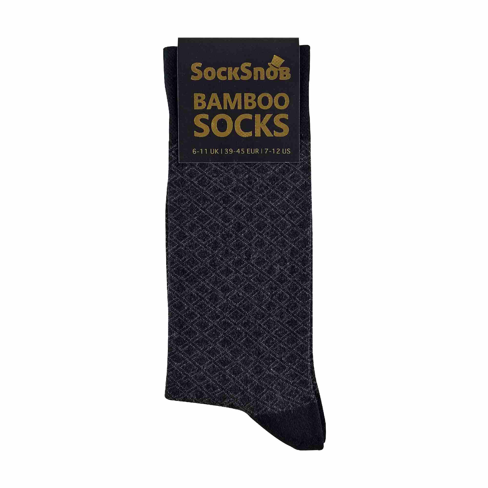1 Pack Men's Luxury Breathable Bamboo Suit Dress Socks