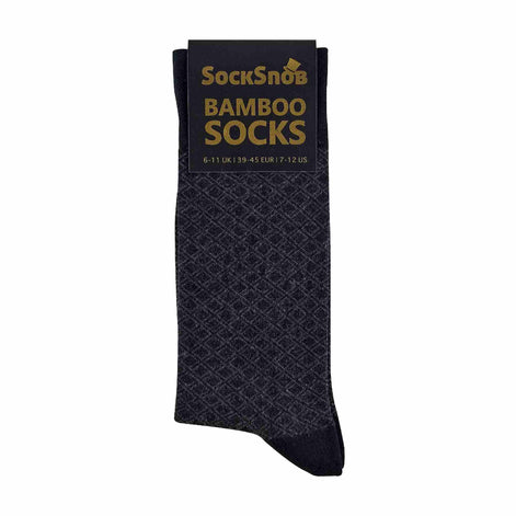 1 Pack Men's Luxury Breathable Bamboo Suit Dress Socks