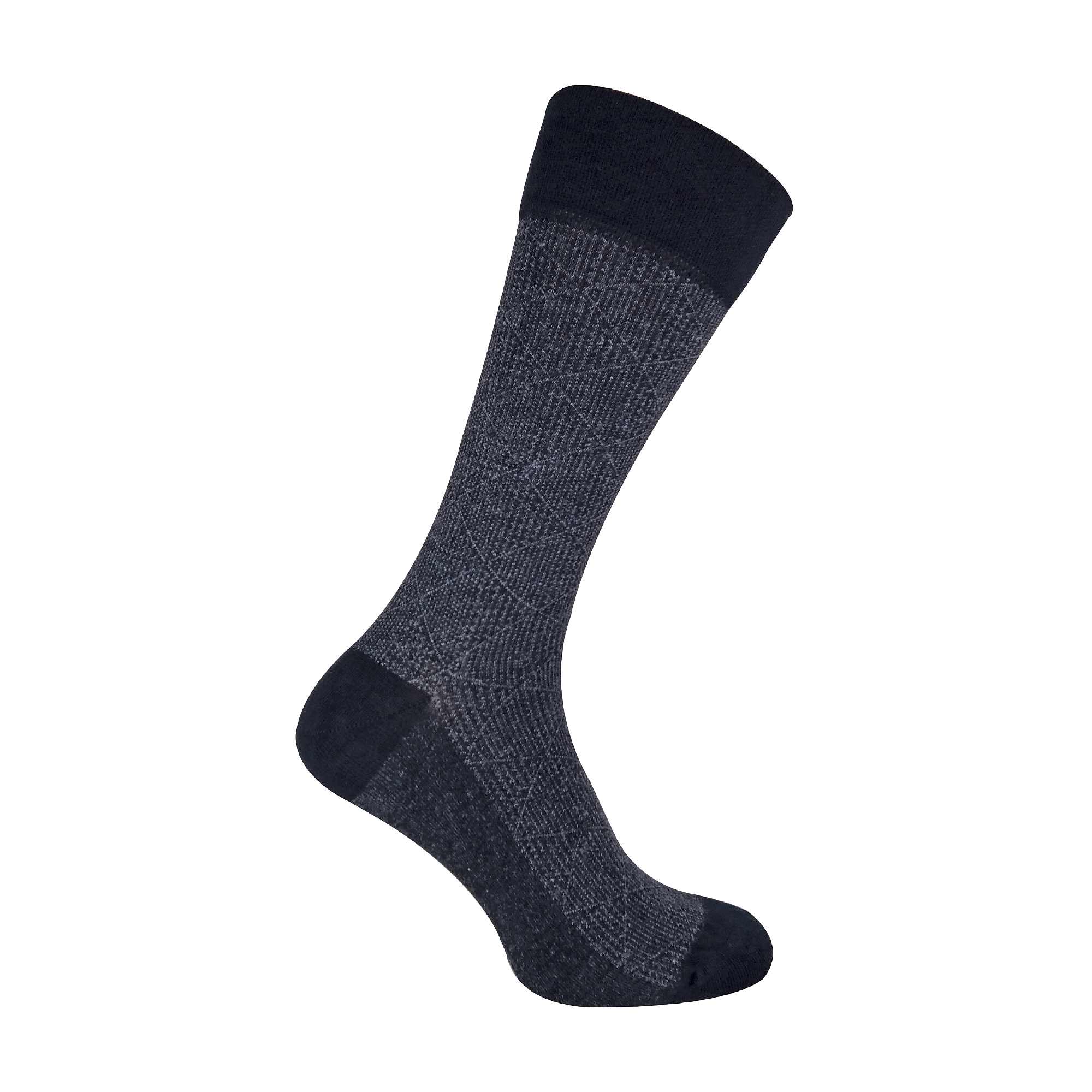 1 Pack Men's Luxury Breathable Bamboo Suit Dress Socks