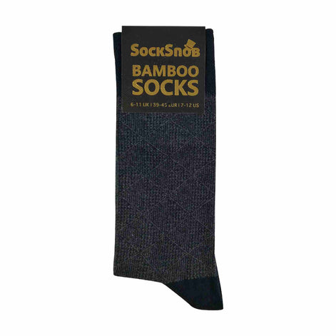 1 Pack Men's Luxury Breathable Bamboo Suit Dress Socks