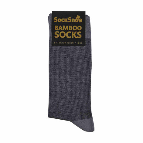 1 Pack Men's Luxury Breathable Bamboo Suit Dress Socks
