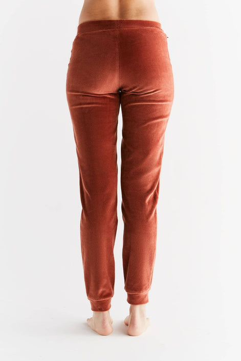 Organic Soft Fleece Cuffed Sweatpants: Women's