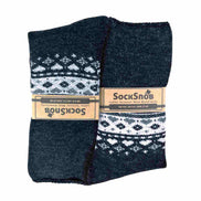 1 Pack Ladies Turn Over Top Warm Nordic Bed Socks for Winter