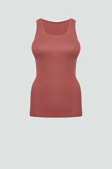 Organic Breathable Underwear Vest: Womens