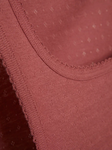 Organic Breathable Underwear Vest: Womens