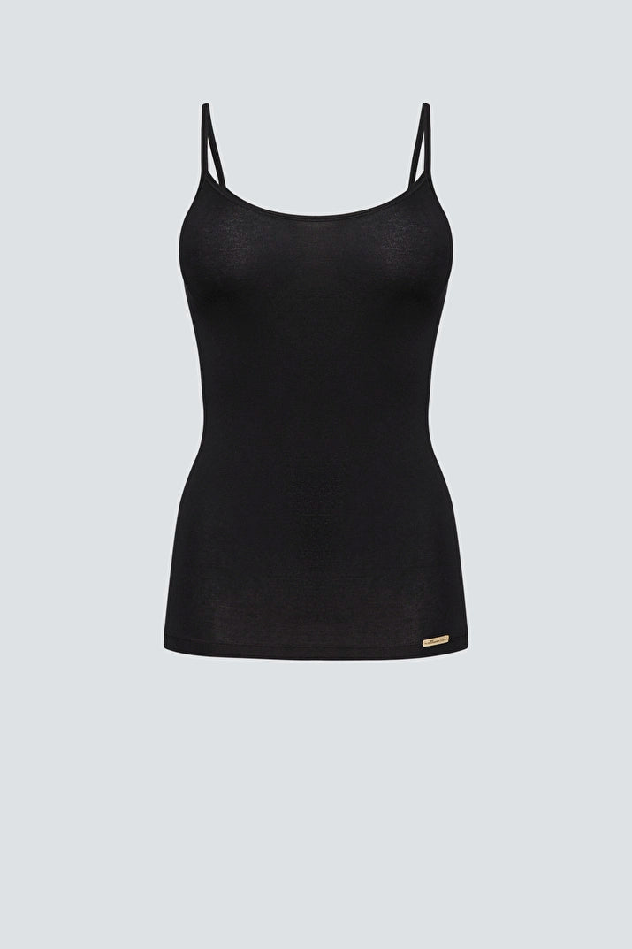 Fairtrade Organic Spaghetti Strap Undershirt: Womens