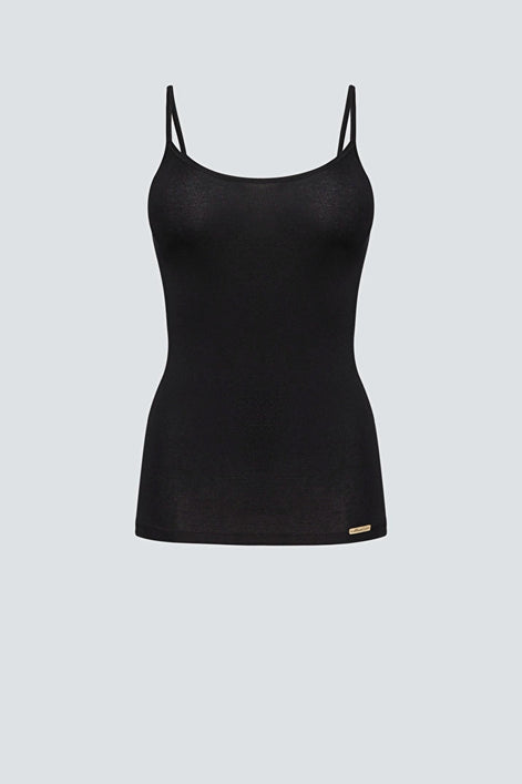 Fairtrade Organic Spaghetti Strap Undershirt: Womens
