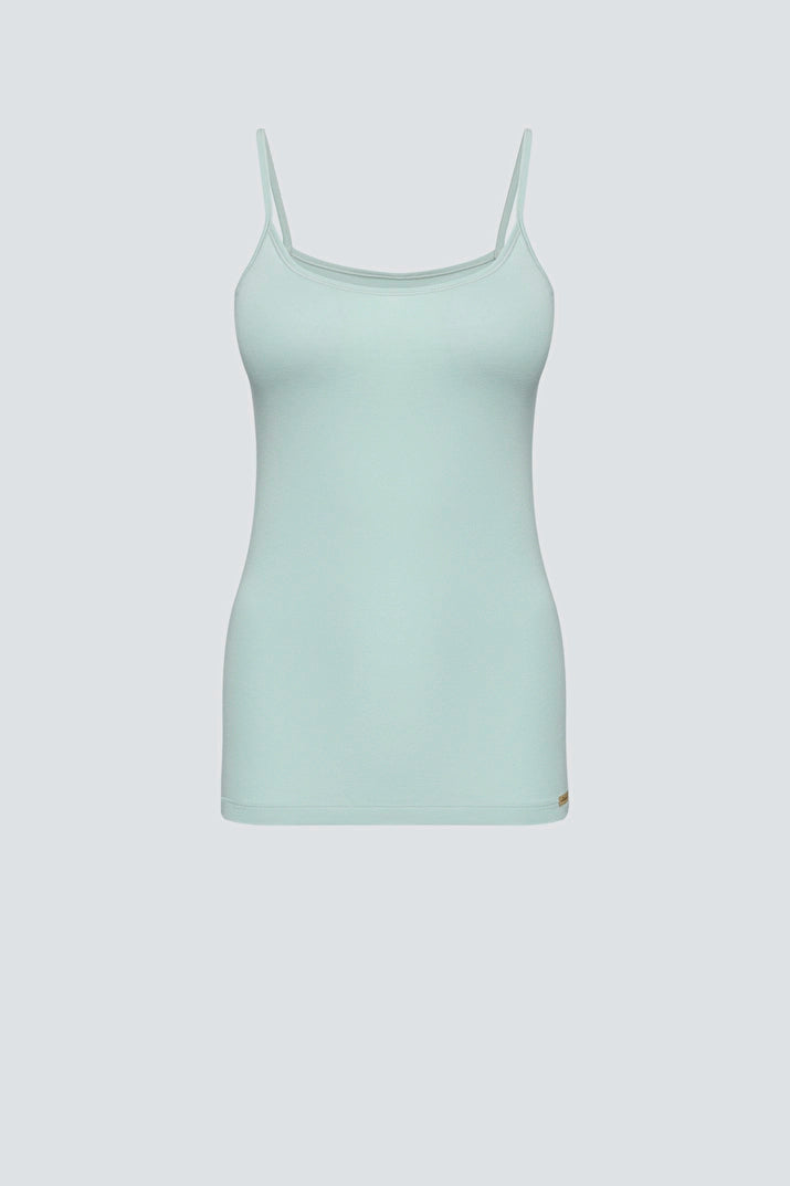 Fairtrade Organic Spaghetti Strap Undershirt: Womens