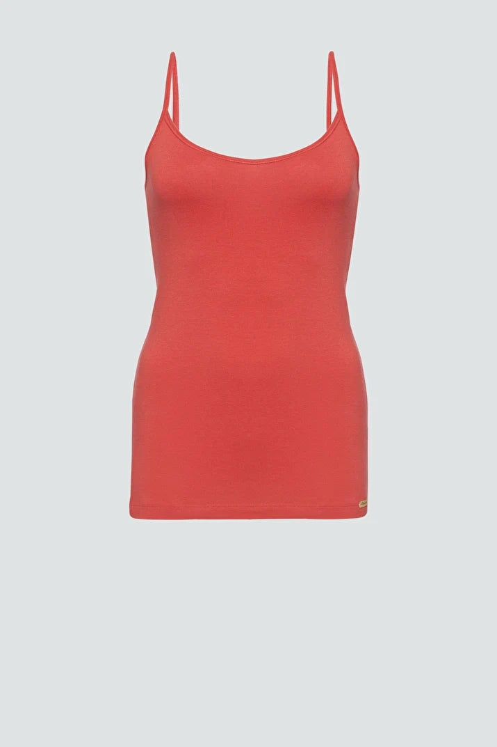 Fairtrade Organic Spaghetti Strap Undershirt: Womens