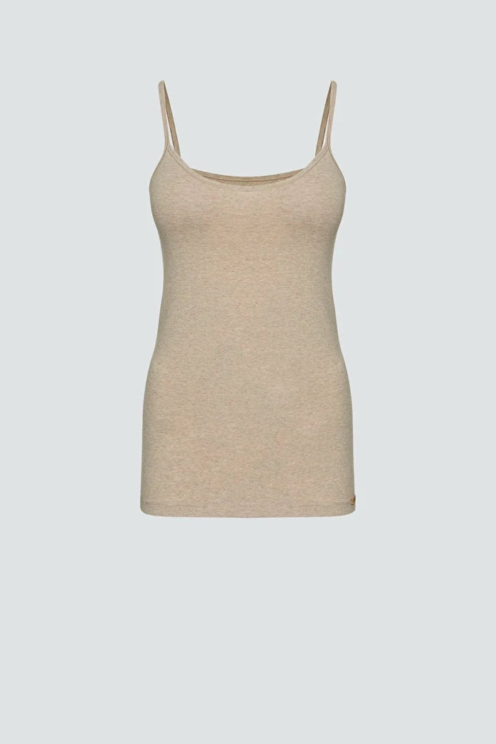 Fairtrade Organic Spaghetti Strap Undershirt: Womens