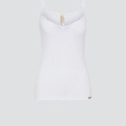 Fairtrade Organic Ribbed Camisole Top: Womens