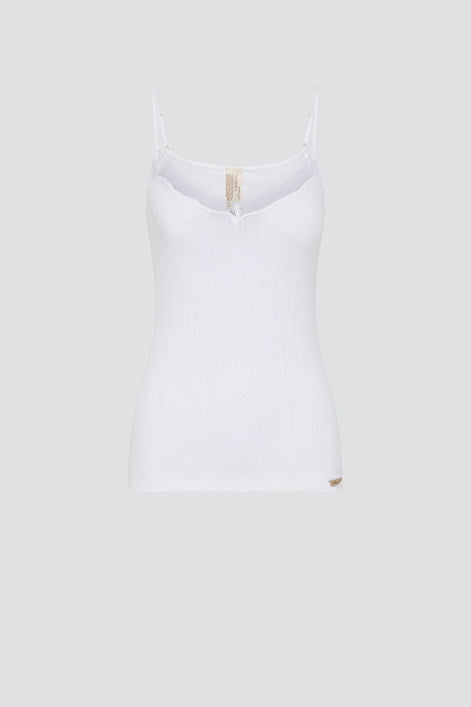 Fairtrade Organic Ribbed Camisole Top: Womens