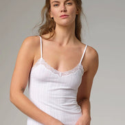 Fairtrade Organic Ribbed Camisole Top: Womens
