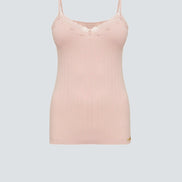 Fairtrade Organic Ribbed Camisole Top: Womens