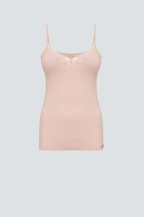 Fairtrade Organic Ribbed Camisole Top: Womens