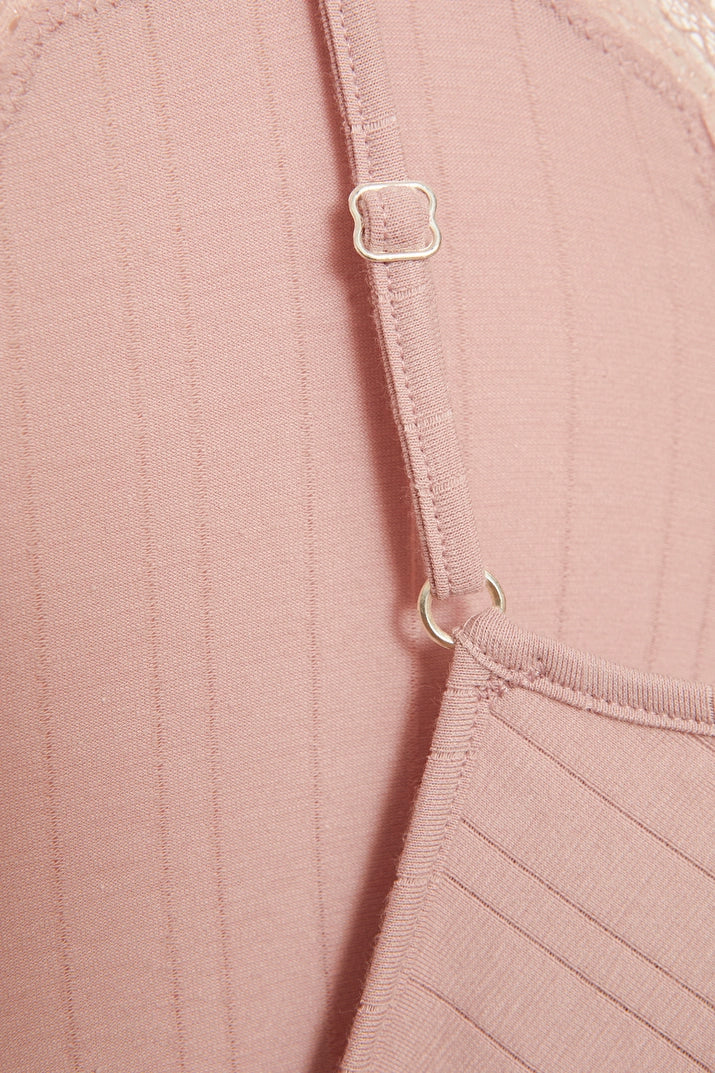 Fairtrade Organic Ribbed Camisole Top: Womens
