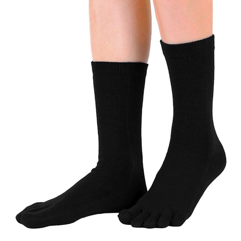 1 Pack Mens & Ladies Essential Mid Calf Toe Socks