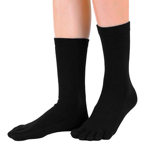 1 Pack Mens & Ladies Essential Mid Calf Toe Socks