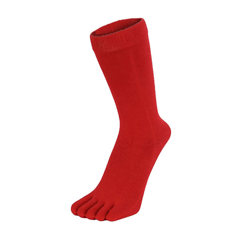1 Pack Mens & Ladies Essential Mid Calf Toe Socks