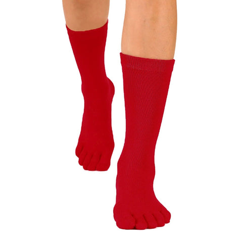 1 Pack Mens & Ladies Essential Mid Calf Toe Socks