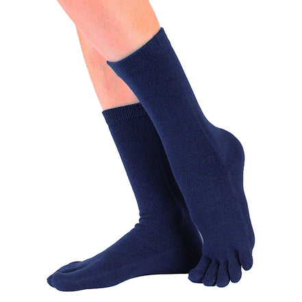 1 Pack Mens & Ladies Essential Mid Calf Toe Socks