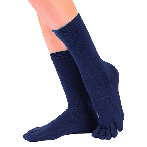 1 Pack Mens & Ladies Essential Mid Calf Toe Socks