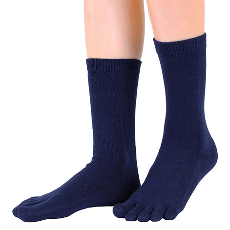 1 Pack Mens & Ladies Essential Mid Calf Toe Socks