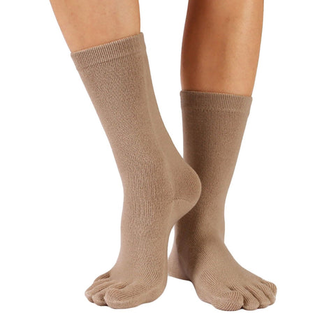 1 Pack Mens & Ladies Essential Mid Calf Toe Socks