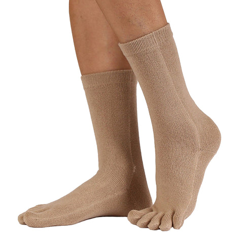 1 Pack Mens & Ladies Essential Mid Calf Toe Socks