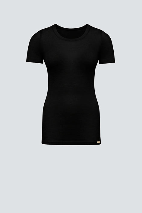 Merino Wool & Silk Thermal T-shirt: Womens