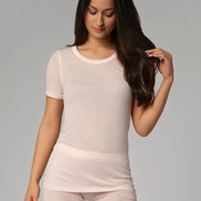 Merino Wool & Silk Thermal T-shirt: Womens