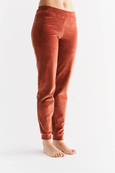 Organic Soft Fleece Cuffed Sweatpants: Women's
