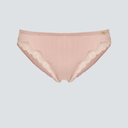 Organic Ribbed Briefs: Womens