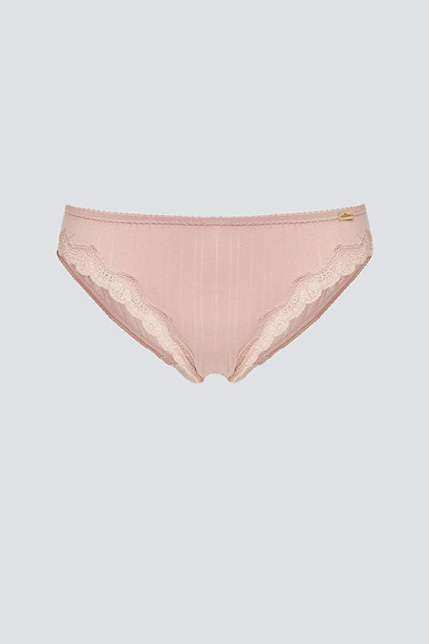 Organic Ribbed Briefs: Womens