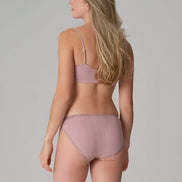 Organic Ribbed Briefs: Womens