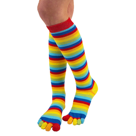 1 Pack Mens & Ladies Essential Knee High Toe Socks