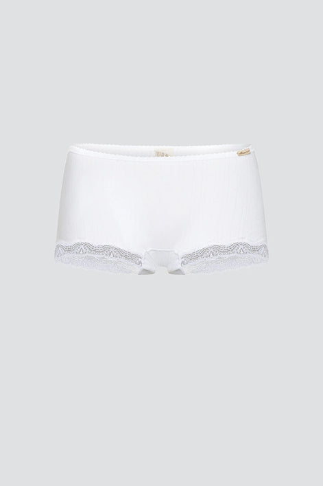 Organic Ribbed Hipster Briefs: Womens